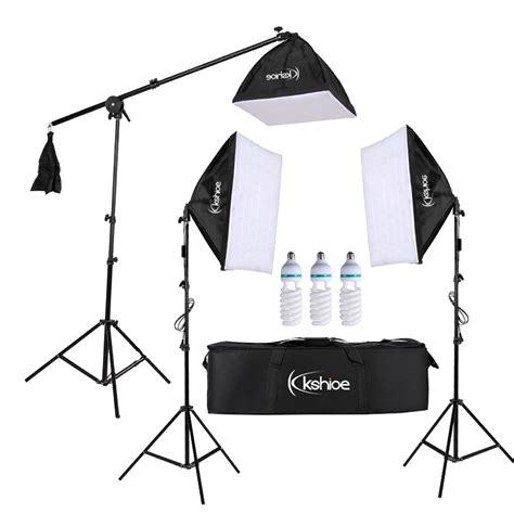 Zimtown Photo Studio 3 Softbox Photography Light Stand Continuous