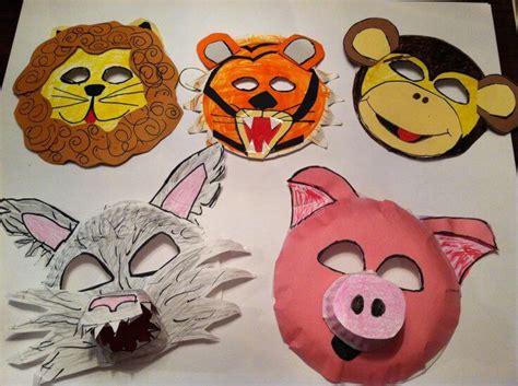 DIY Simple Animal face mask Craft Ideas for kids • K4 Craft