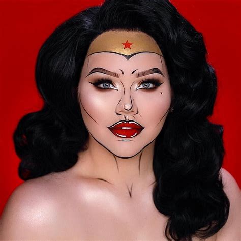 This Comic Book Wonder Woman Makeup Tutorial Is Straight Up Mesmerizing