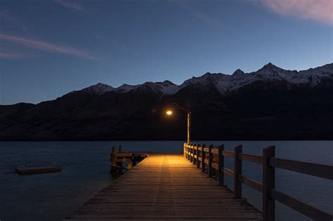 Jetty At Glenorchy New Zealand Stock Photo Download Image Now Lake