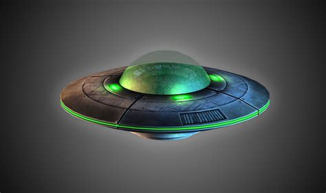 Free Flying Saucer Free Vr Ar Low Poly 3d Model Cgtrader