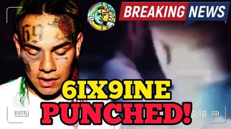 6ix9ine gets sucker punched in the club wow video ebaum s world