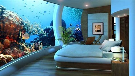 Image Result For Aquarium Wall Underwater Bedroom Underwater Hotel