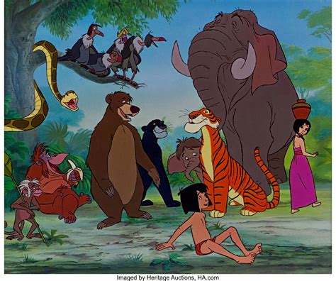Walking through the jungle is not only about taking a stroll in the wild, it's also about enjoying every bit of it! The Jungle Book Dye Transfer Print (Walt Disney, 1967 ...