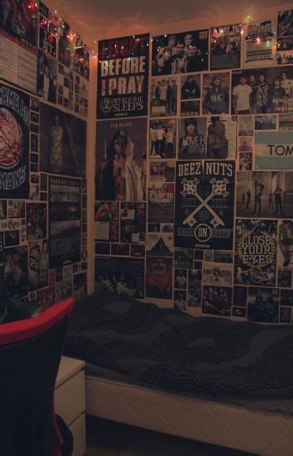 Music Poster Wall Decor Room Ideas 43 Ideas Grunge Bedroom Punk Room