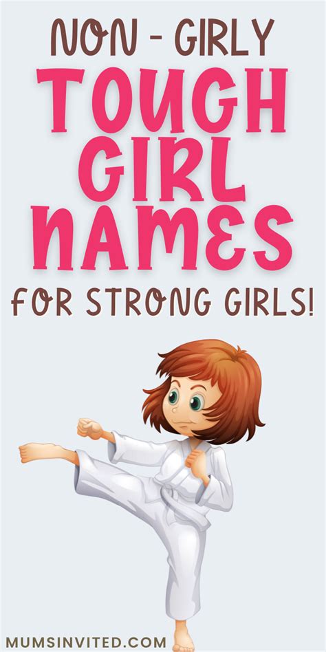 Strong Masculine Girl Names For Your Tomboy In 2022 Girly Girl Names