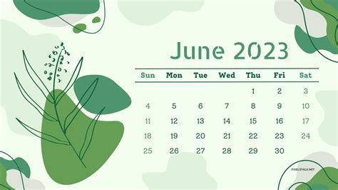 June 2023 Calendar Desktop Wallpapers Pixelstalknet