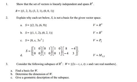 Solved Show that the set of vectors is linearly independent | Chegg.com
