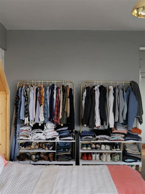 Another common solution is to fit your. 12 No-Closet Clothes Storage Ideas | Room Makeovers to ...
