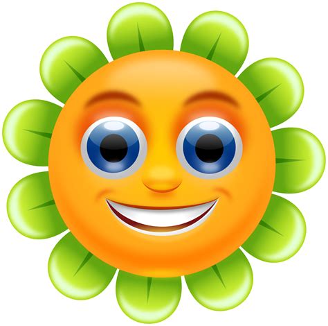 Clipart Smiley Face Flower Clip Art Library Images And Photos Finder