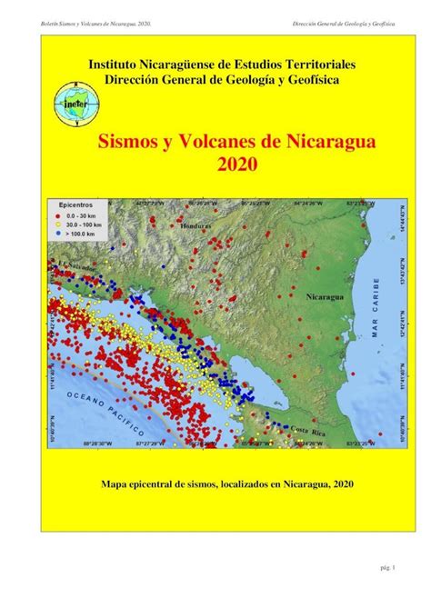 PDF Sismos Y Volcanes De Nicaragua
