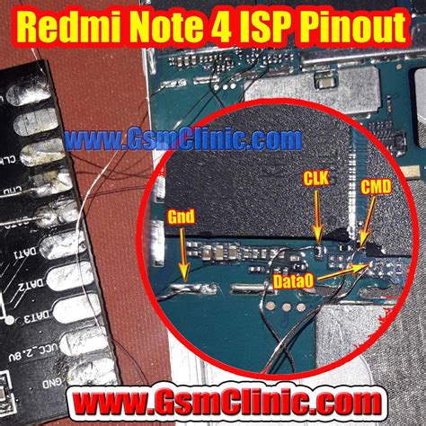 Xiaomi 2016100 Isp Pinout Redmi Note 4 Isp Pinout