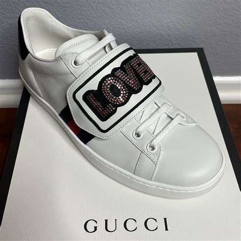 Gucci Shoes Gucci Ace Loved Sneaker Authentic Poshmark