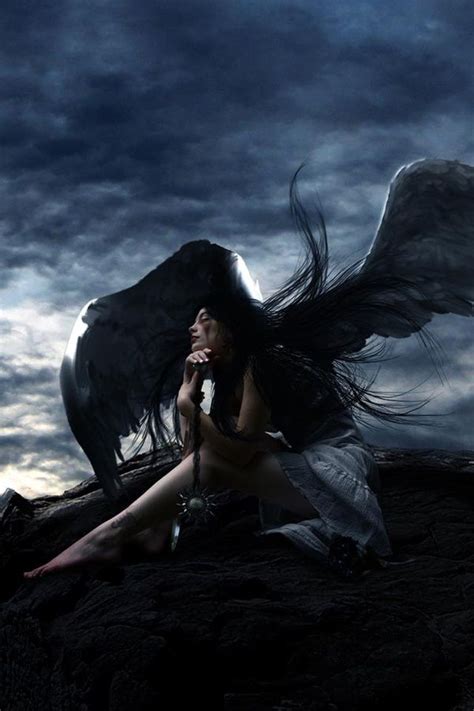 Dark Angel Fairy Angel Angel Art Dark Fantasy Fantasy Art Types Of
