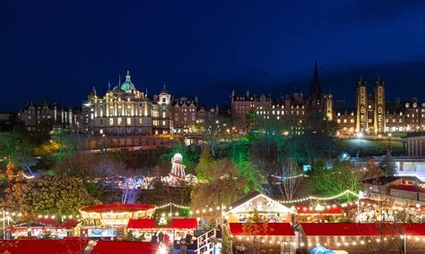 Edinburgh Christmas Market And Castle Closed As Heavy Rain