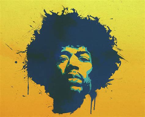 Colorful Hendrix Pop Art Painting By Dan Sproul