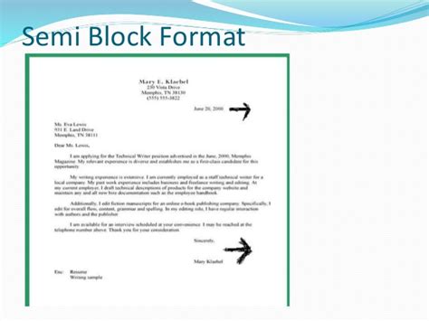 The margins should be set to. Contoh Application Letter Semi Block Style - Easy Block ...
