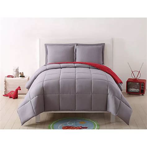 My World Solid Reversible Comforter Set Bed Bath And Beyond Canada