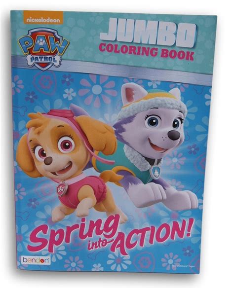 Paw Patrol Spring Into Action Coloring And Activity Book 96 Pages