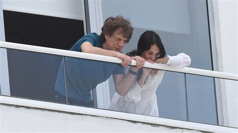 Mick Jagger Seen With Melanie Hamrick And Son Devereaux At Hotel