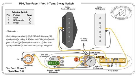 If you get an open circuit: Wiring Diagram Tele Bridge And P90 Neck Pickup Telecaster - Wiring Diagram Schemas
