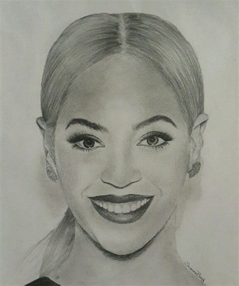 Face Drawing Portrait Of Beyonce Tekenen