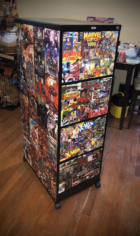 Diy Comic Book Filing Cabinet Storage Comic Book Storage Filing