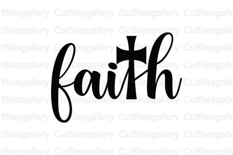 Faith Cross Graphic By Cutfilesgallery · Creative Fabrica