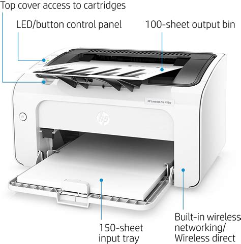 Equipment / hardware details identification: HP Laserjet Pro M12w Wireless Printer | Binrush Stationery