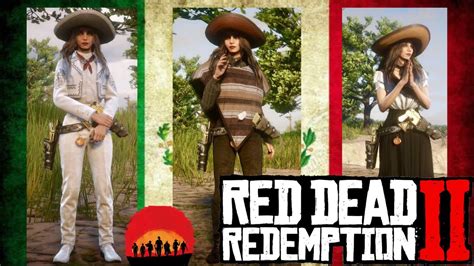 Red Dead Redemption 2 Online Female Mexican Outfits Part 4 Youtube