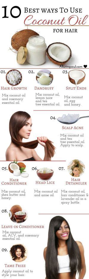 Using Coconut Oil Is A Great Way To Grow Your Hair Longer Best Coconut