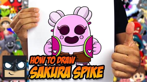 Lord spike brawl stars kleurplaat. How to Draw Brawl Stars | Sakura Spike - MyHobbyClass.com