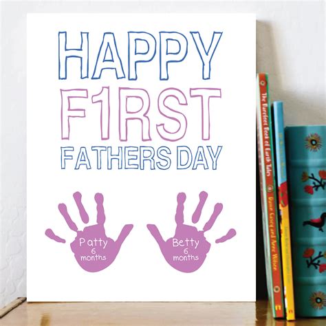 Happy First Fathers Day First Fathers Day T Kids Etsy