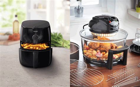 Again, the microwave oven may be able to restrict the amount of oil one uses in cooking in it, but it won't fry. Is an air fryer the same as a halogen oven?