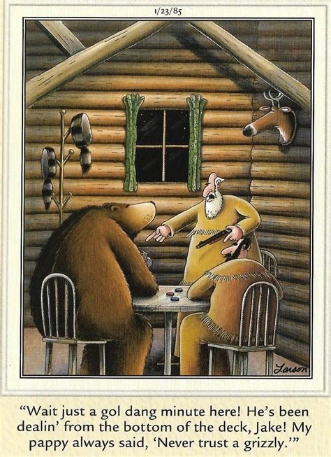 The Far Side Bear Cartoon Cartoon Jokes Funny Cartoons Gary Larson