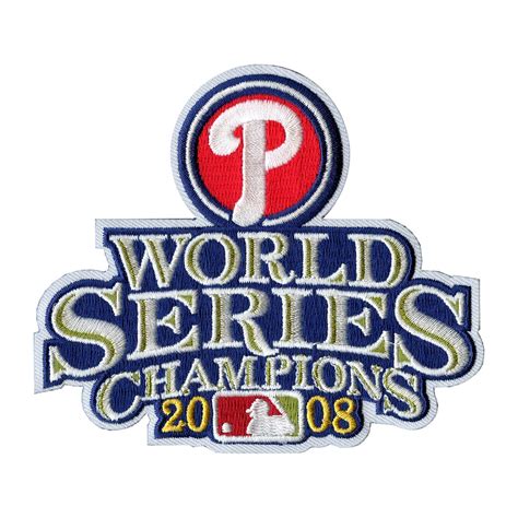 2008 Philadelphia Phillies Mlb World Series Champions Circle P Logo