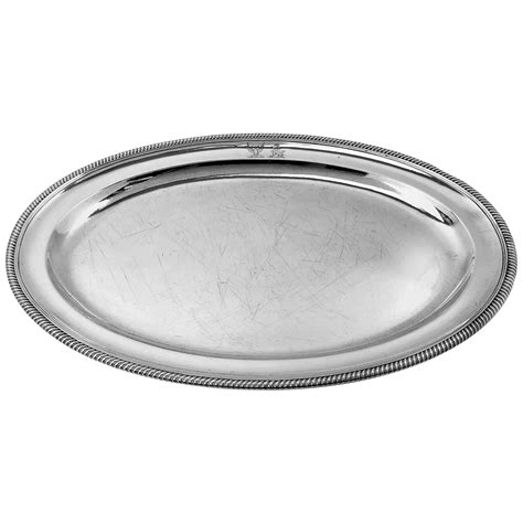 Antique Silver Plated Lazy Susan Serving Tray Circa 1920 At 1stdibs