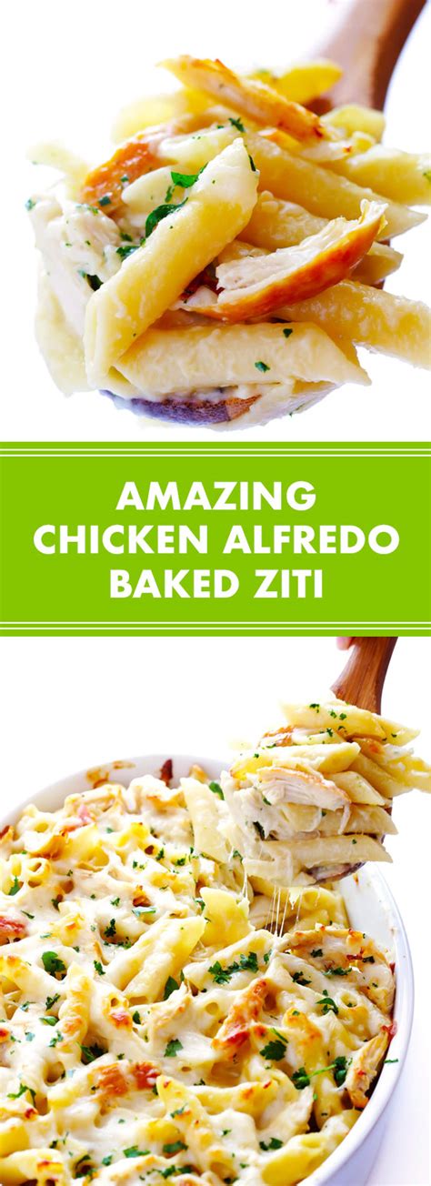 Amazing Chicken Alfredo Baked Ziti Subsrecipes