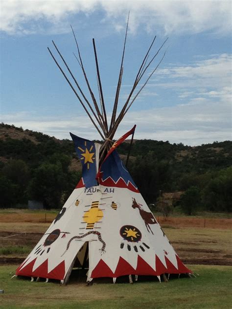 Teepee From A Comanche Celebration Teepees Pinterest American