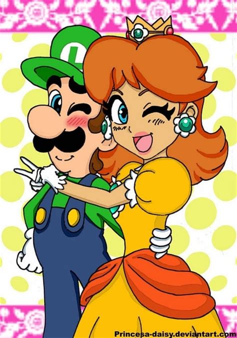 8 Best Luigi And Daisy Images On Pinterest Princess Daisy Luigi And Super Mario Bros