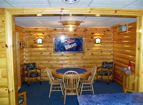 Rustic Man Cave Build Your Own Log Cabin Man Cave