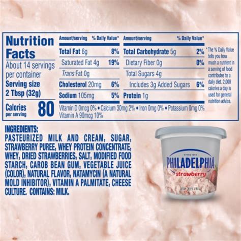 Philadelphia Strawberry Cream Cheese Spread 155 Oz Kroger