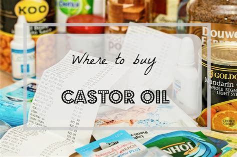 For this reason, we have compiled a list of reputable retailers selling an excellent range of pure castor oil to save you. Where to Buy Castor Oil ? My Ultimate Guide - Castor Oil Guide