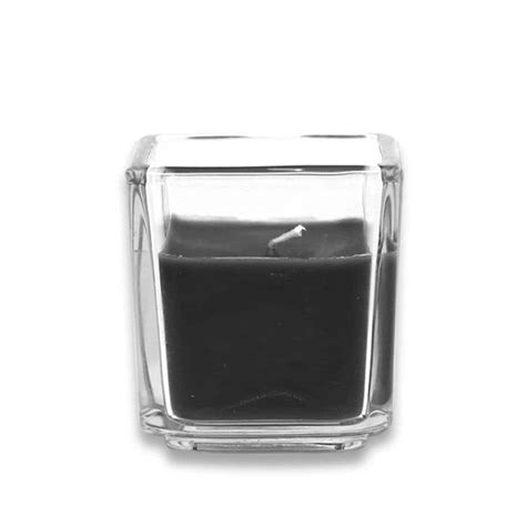 Zest Candle 2 In Black Square Glass Votive Candles 12 Box Cvz 044 The Home Depot