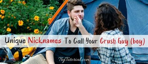 Cute Names To Call Your Crush Guy Babe Code Flirty Unique TryTutorial