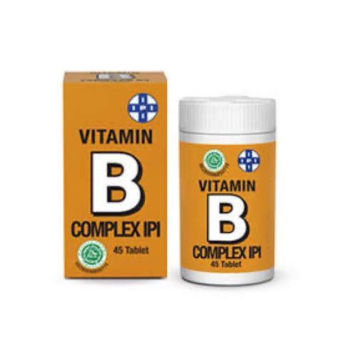 Jual Vitamin B Complex Ipi 45 Tablet Jakarta Timur Vit And Suplemen Store Tokopedia