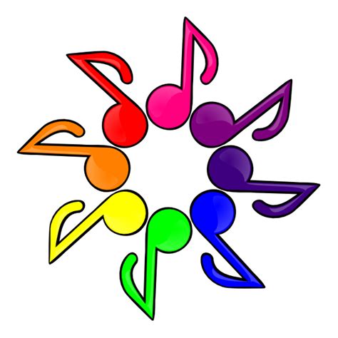 Music Color White Background Clip Art At Vector Clip Art