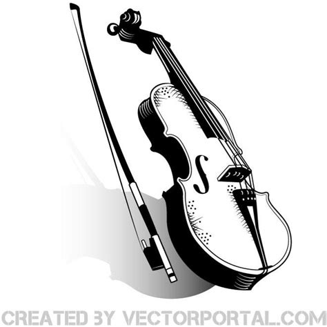 Violin Clip Art Free Vector Freevectors