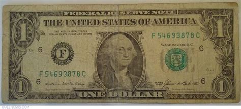 1 Dollar 1985 F 1985 Issue 1 Dollar United States Of America