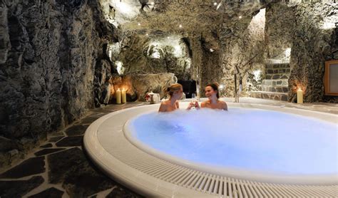 Mysterious Grotto With Jacuzzi Pool Area Wellness Spa Hotel